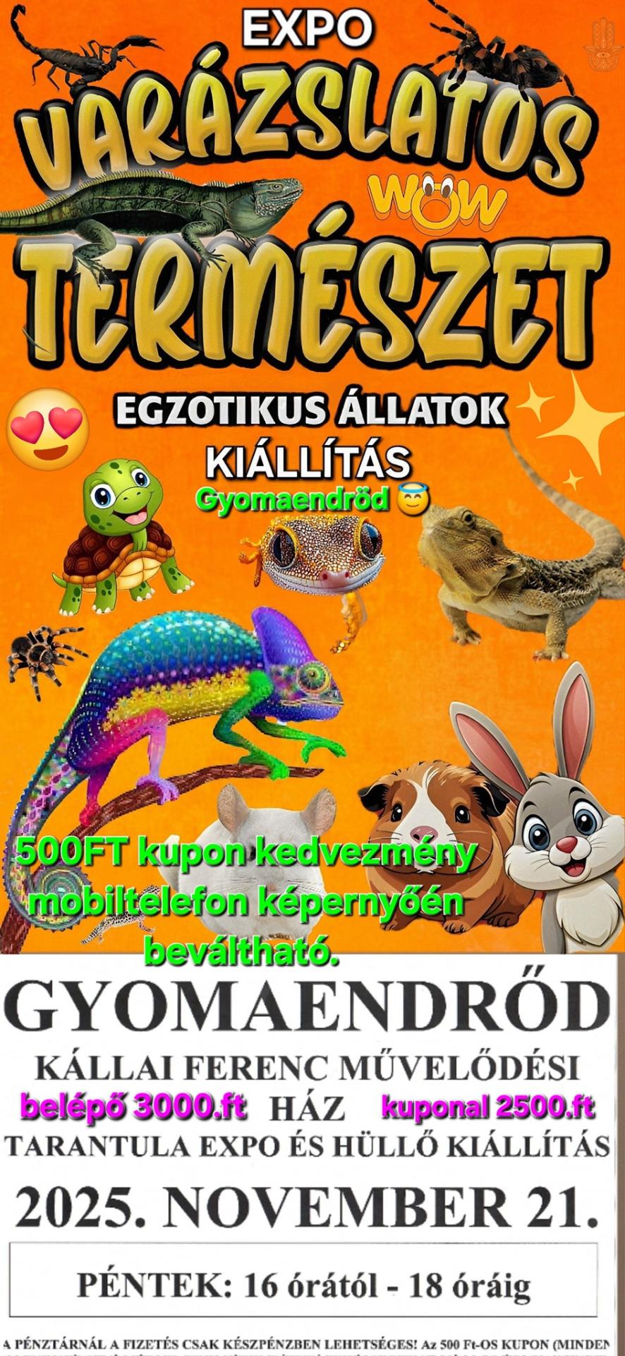 Varázslatos természet kisállat kiállítás