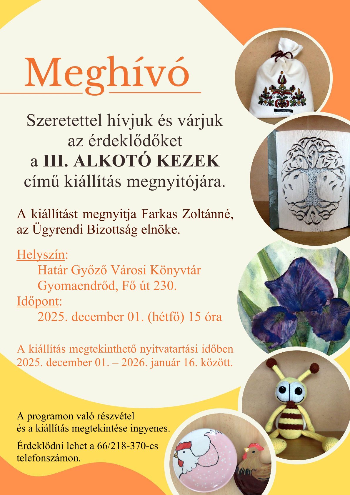 III. Alkotó kezek kiállítás