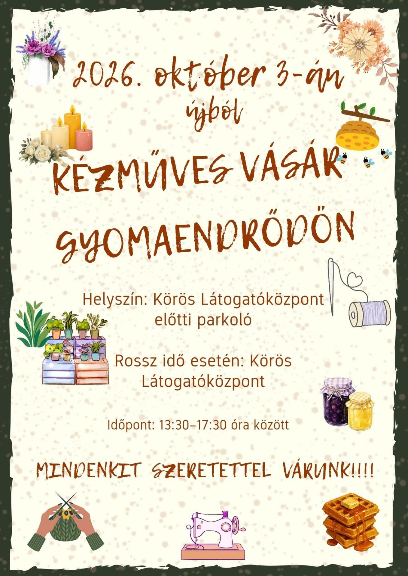 Kézműves Vásár Gyomaendrődön