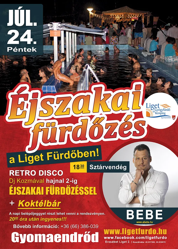 Éjszakai fürdőzés