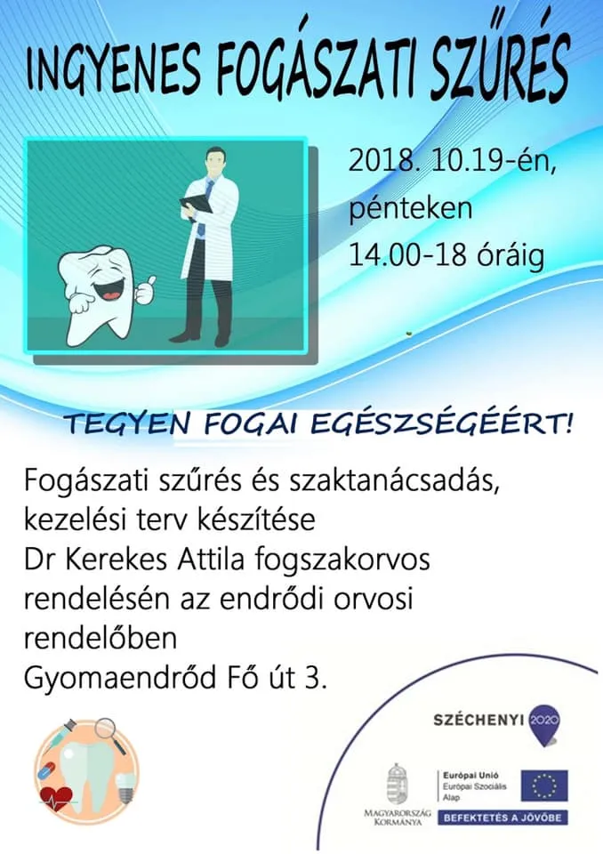 Ingyenes fogászati szűrés