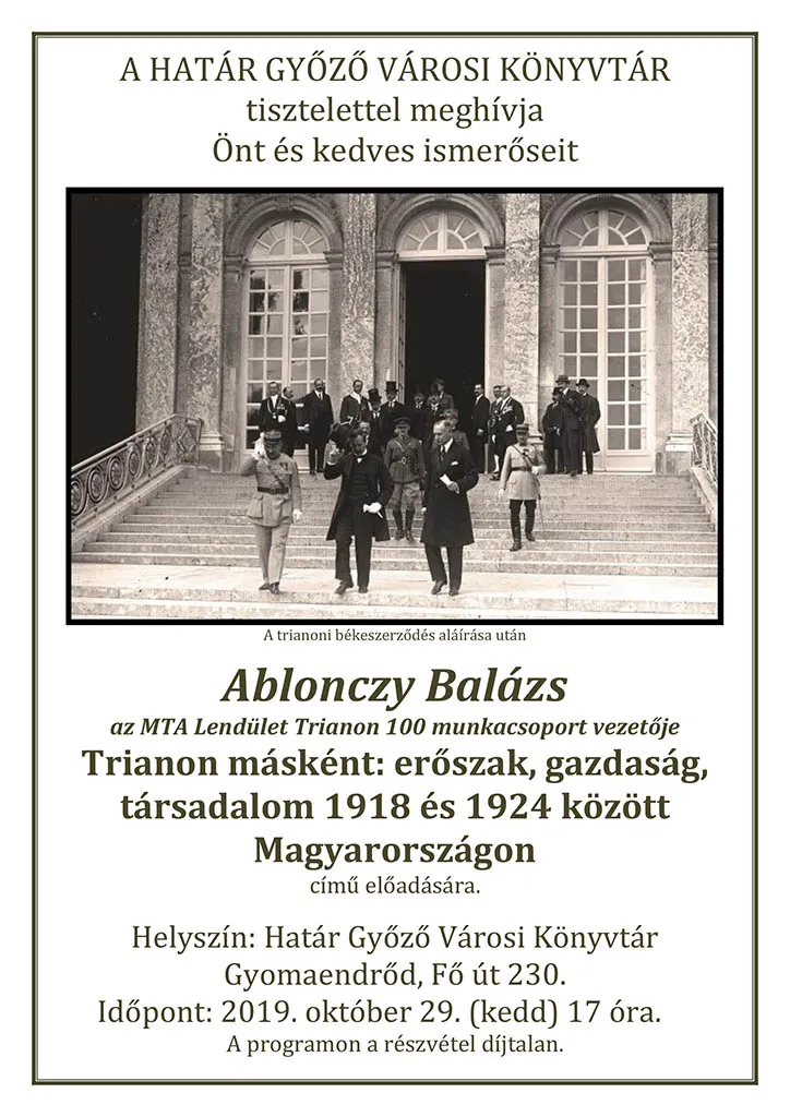 Trianon másként