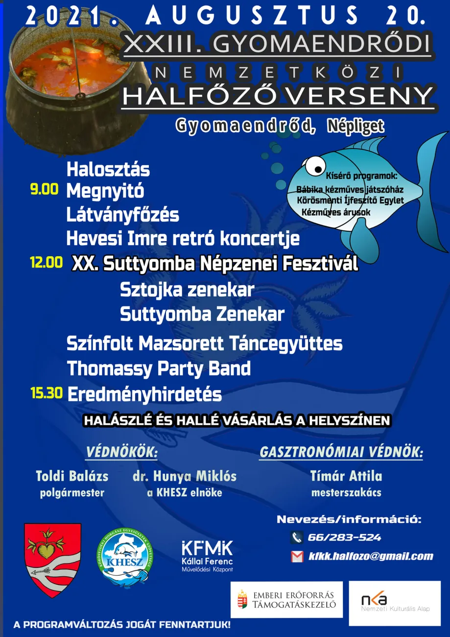 XXIII. Gyomaendrődi Nemzetközi Halfőző verseny