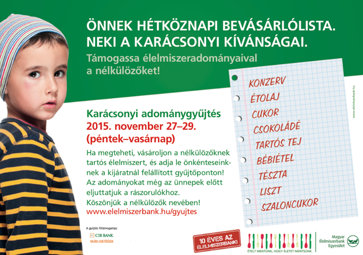 Karácsonyi adománygyűjtés Gyomaendrődön