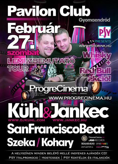 ProgreCinema lemezbemutató tour