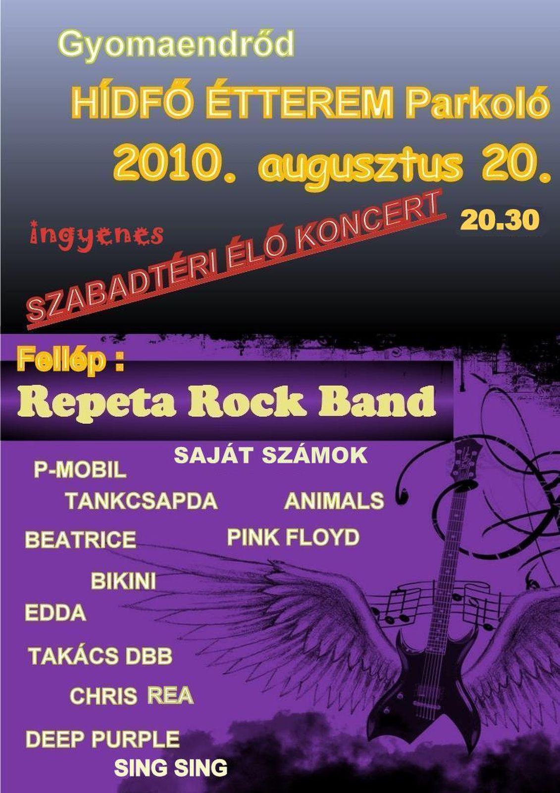Repeta Rock Band Szabadtéri Koncert
