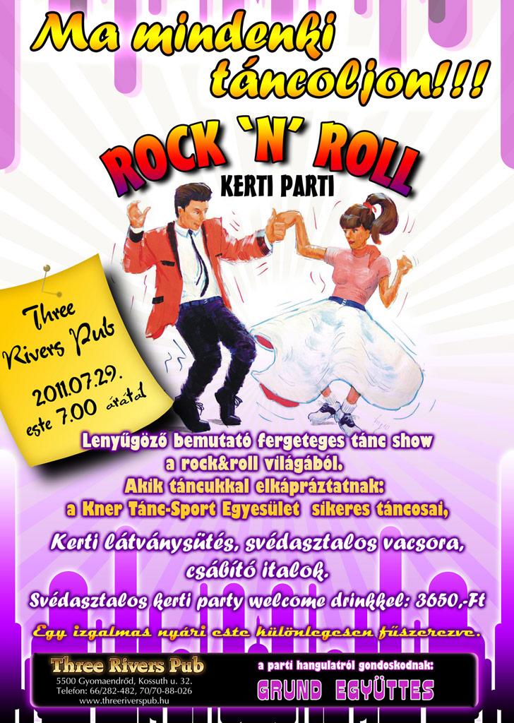 Ma mindenki táncoljon... Rock &amp; Roll kerti party