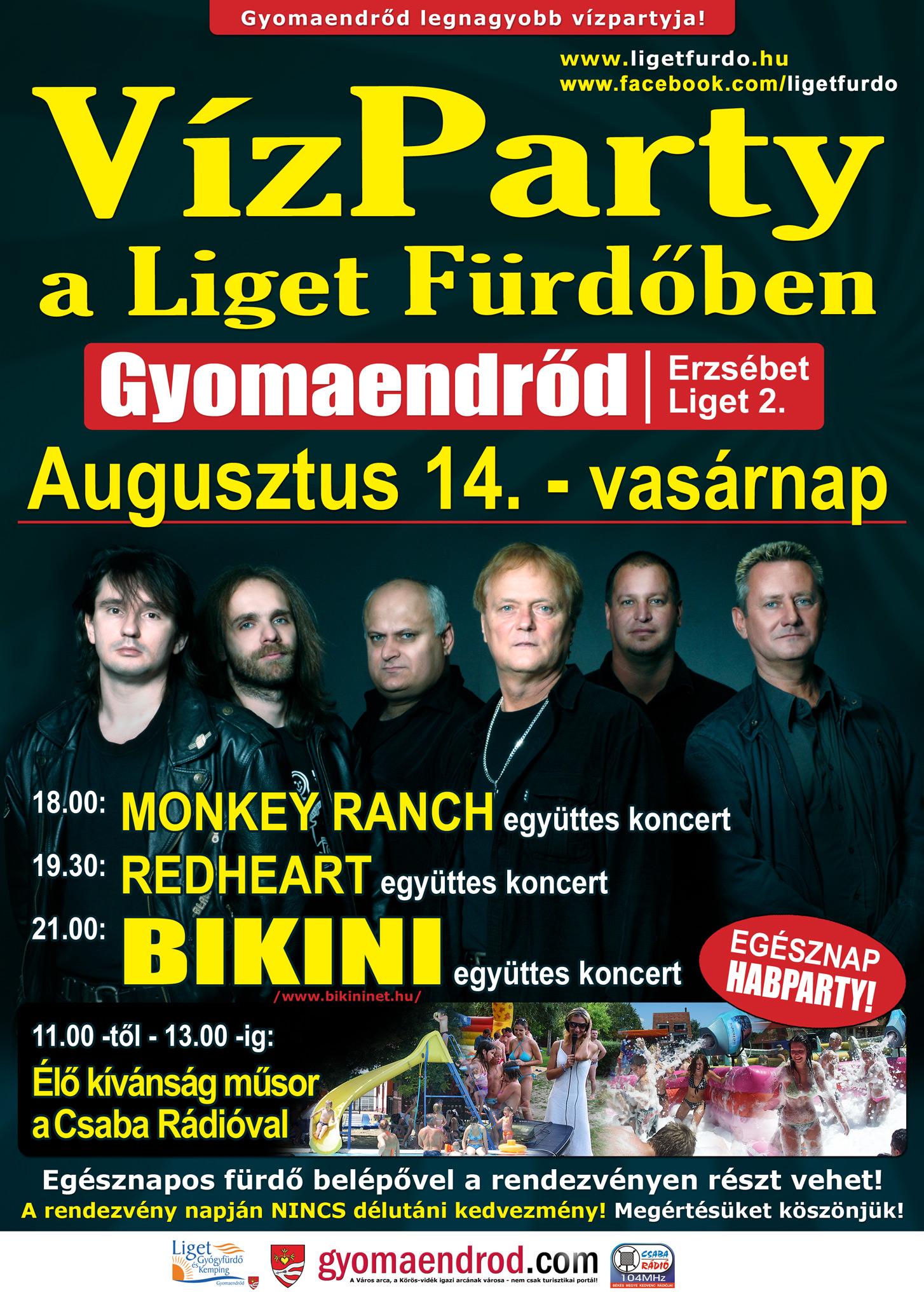 VízParty a Liget Fürdőben