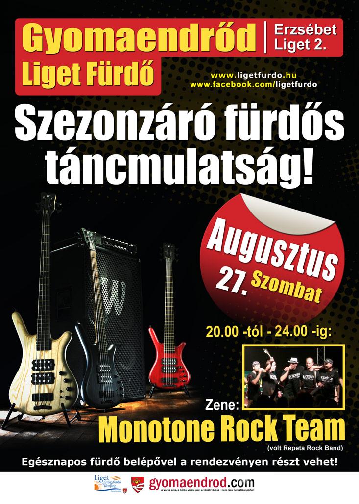 Szezonzáró fürdős táncmulatság!