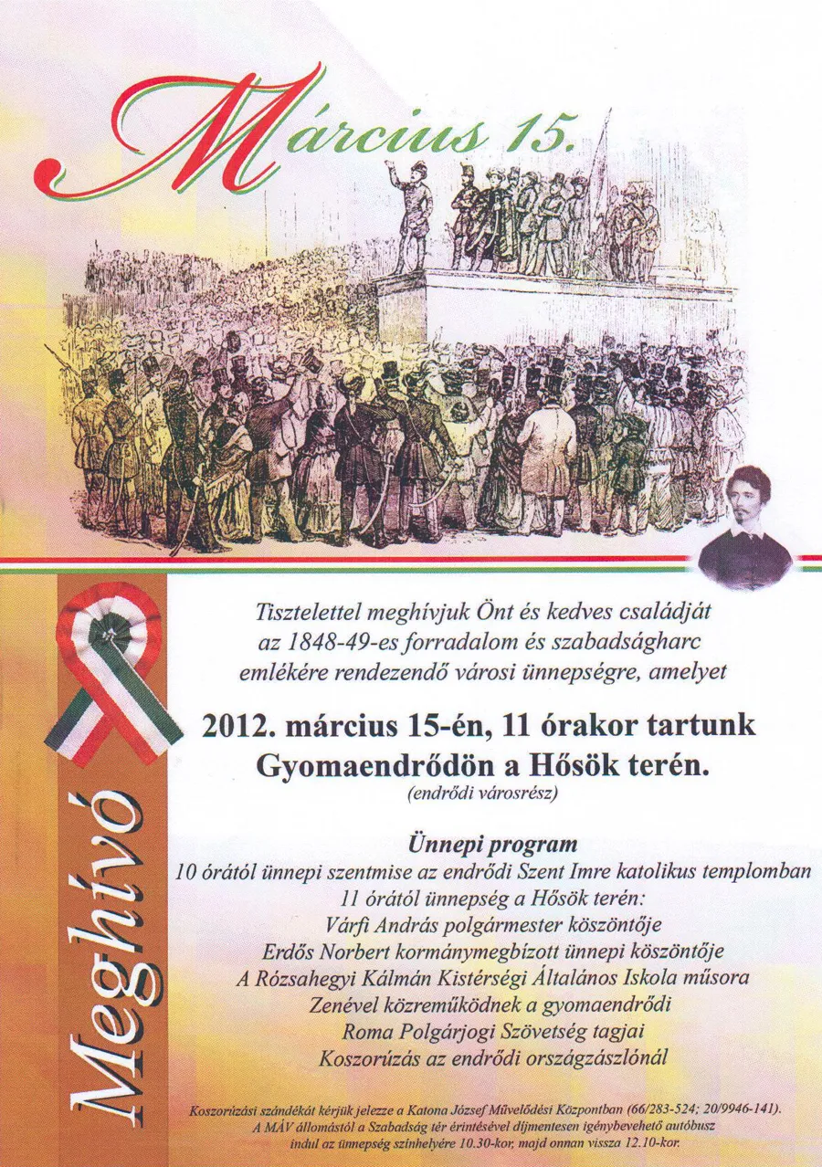 Nemzeti Ünnep - Március 15