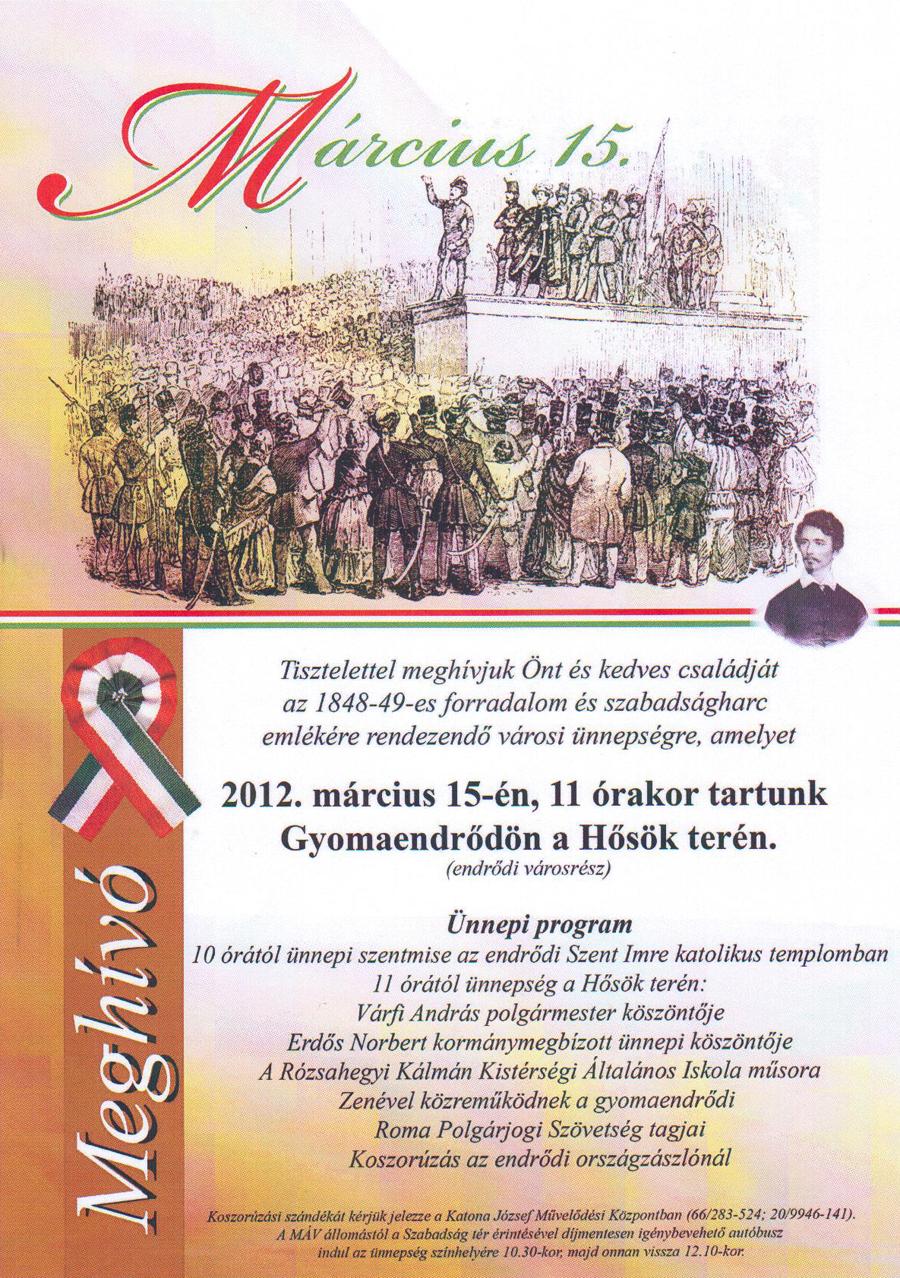 Nemzeti Ünnep - Március 15