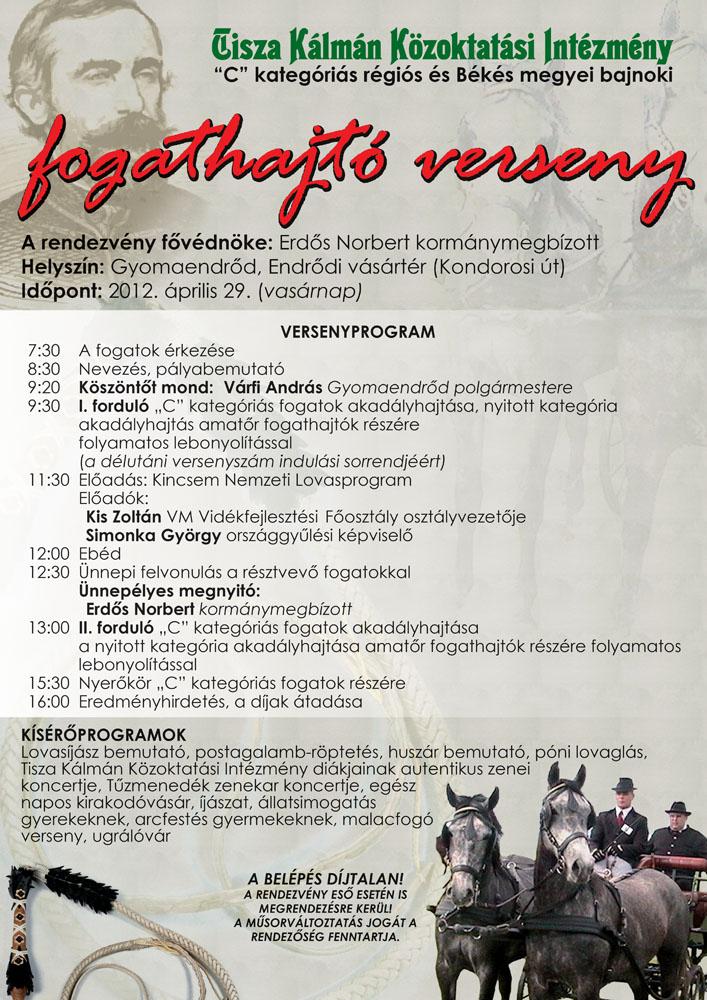 I. Gyomaendrődi Regionális Fogathajtó Verseny