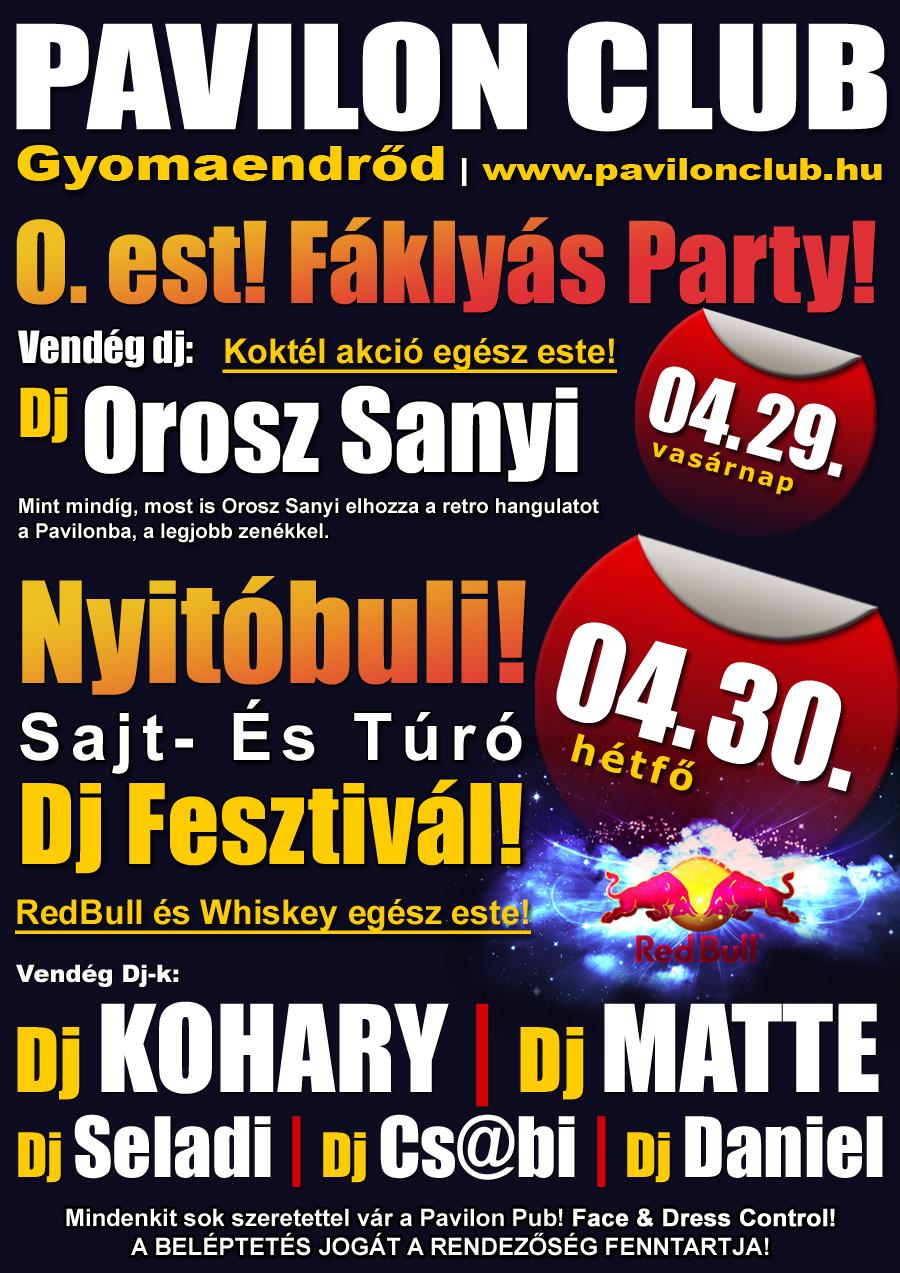 Nyitóbuli!