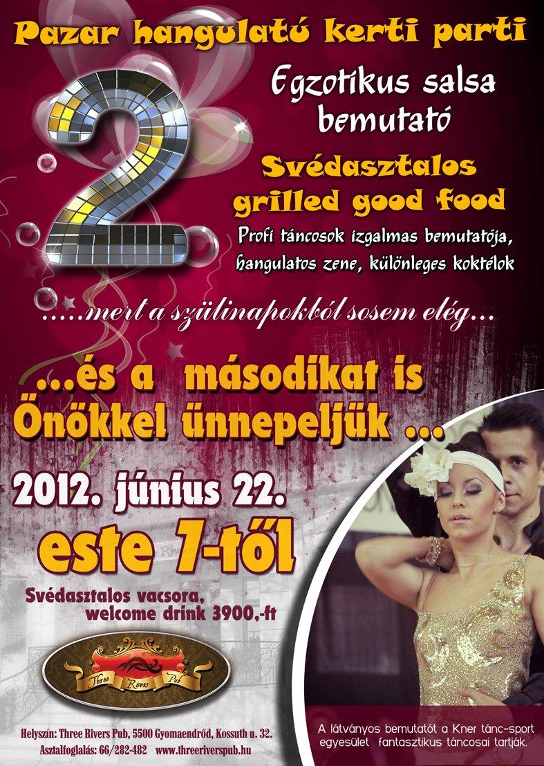 Pazar hangulatú kerti parti!