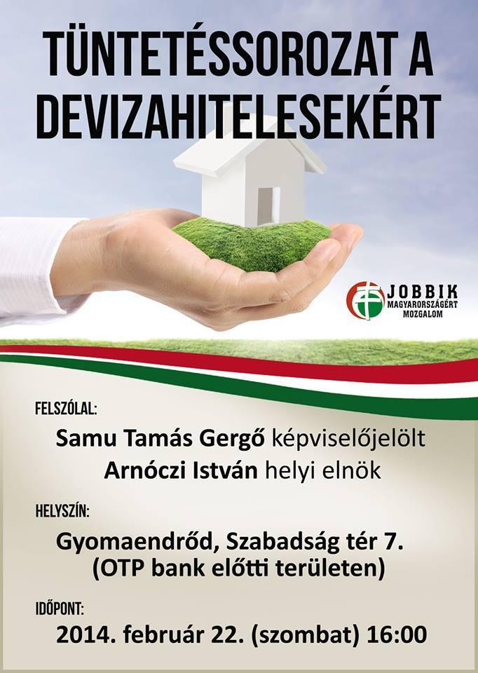 Tüntetéssorozat a Devizahitelesekért Tüntetéssorozat a Devizahitelesekért