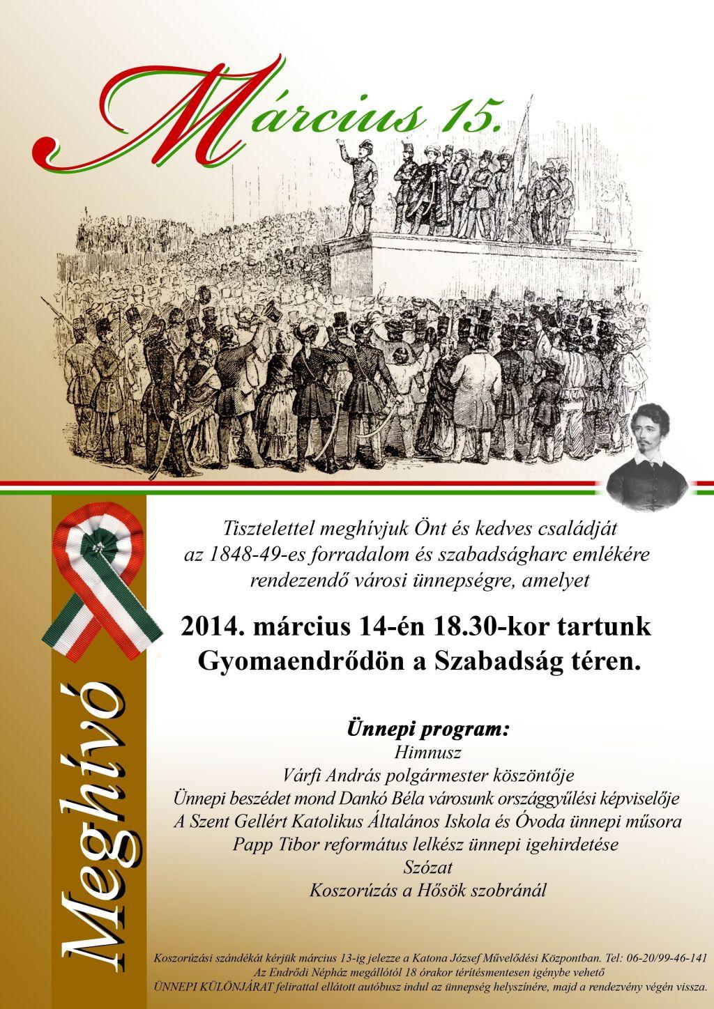 Nemzeti Ünnep - Március 15