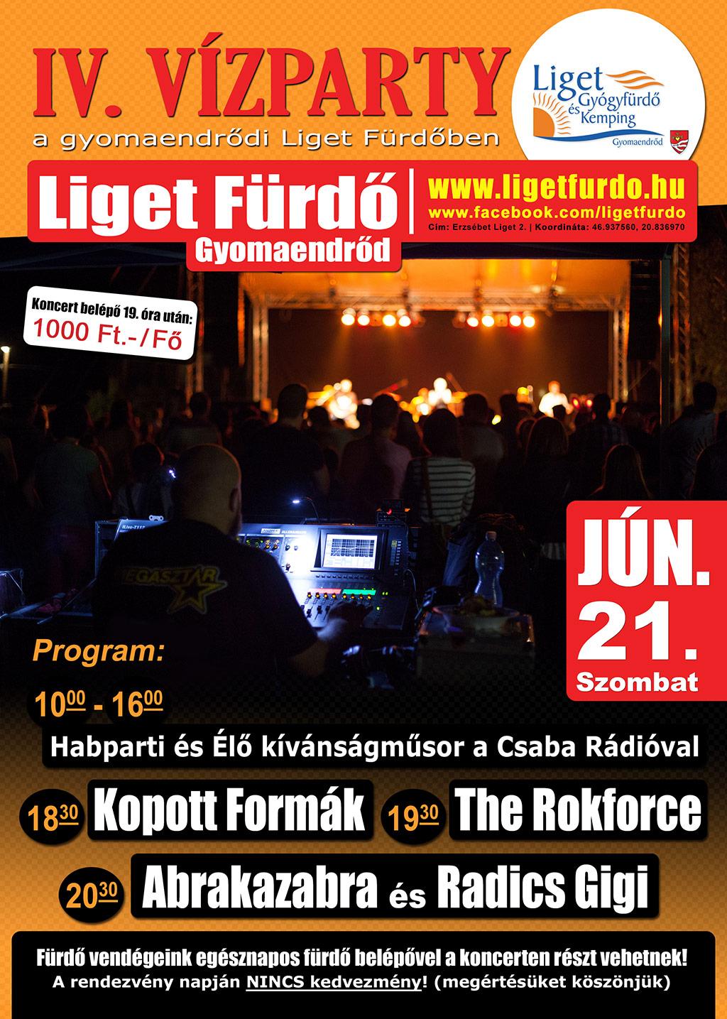 IV. VízParty a Liget Fürdőben
