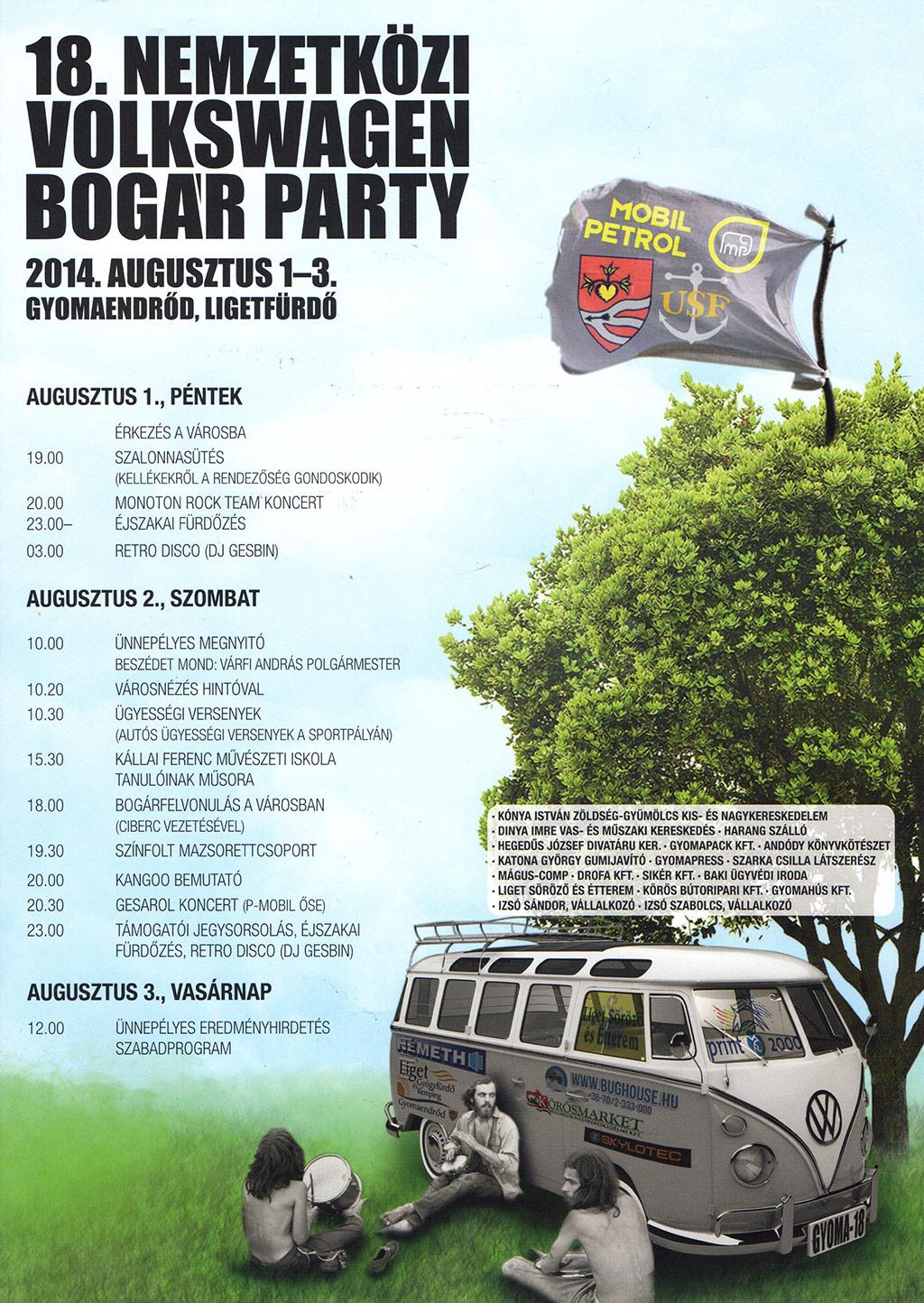 XVIII. Nemzetközi Volkswagen "BOGÁR" Találkozó