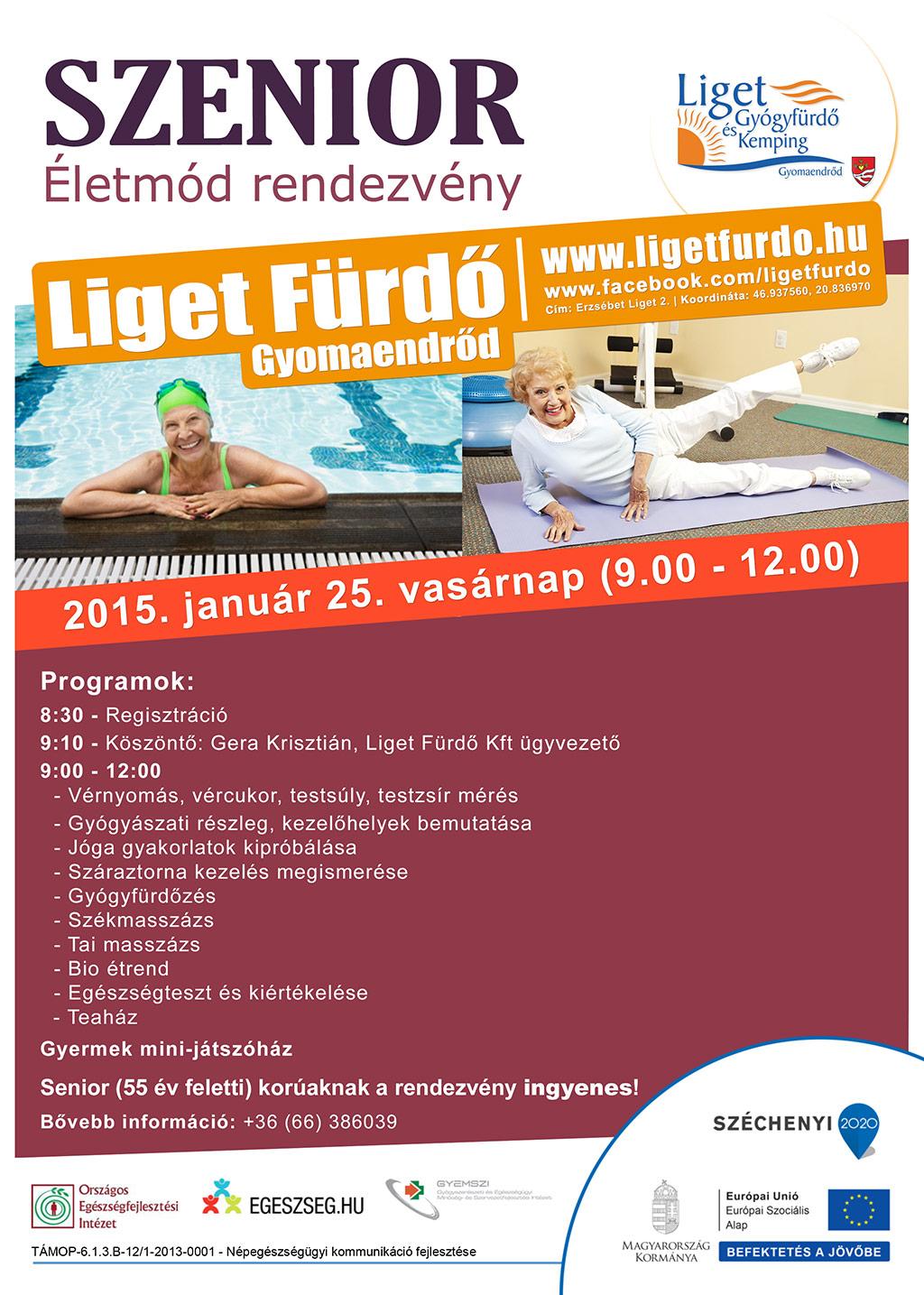 SZENIOR Életmód rendezvény