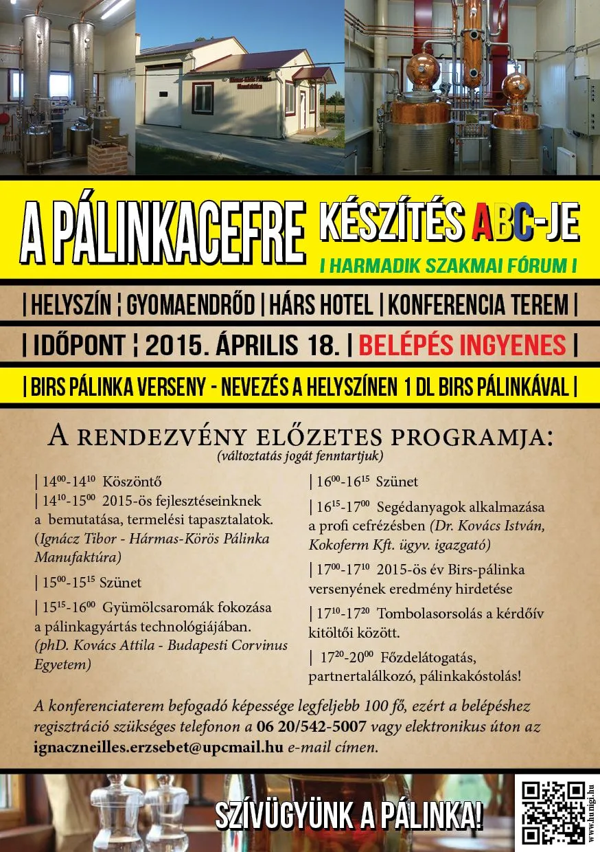 A Pálinkacefre készítés ABC-je