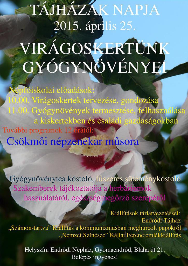 Tájházak Napja - Virágoskertünk Gyógynövényei