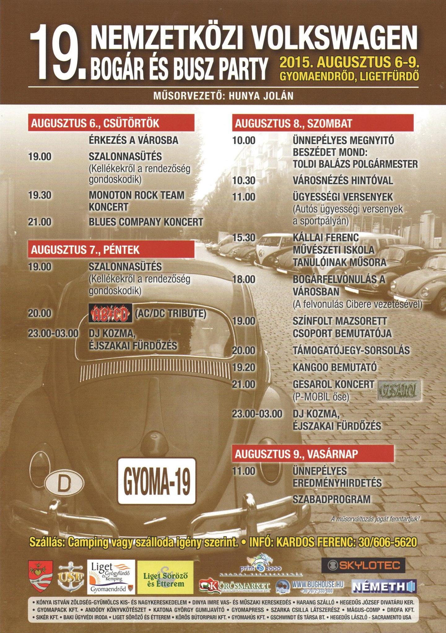 XIX. International Volkswagen "Beetle" Meeting