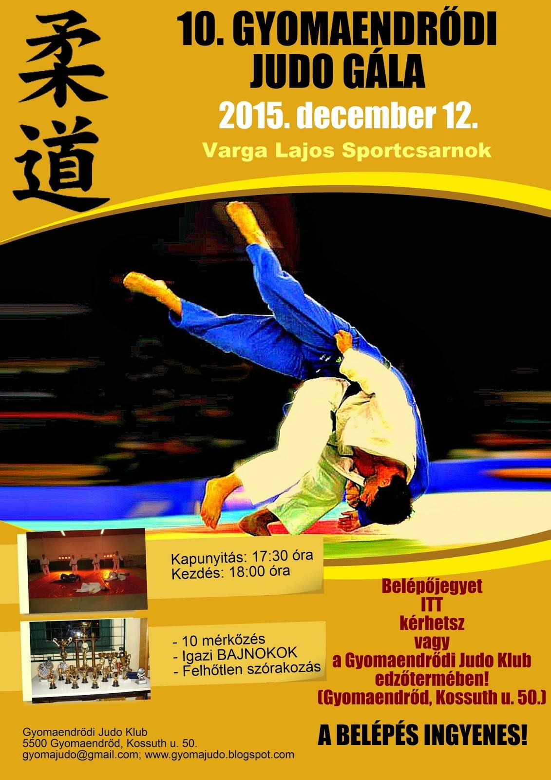 10. Gyomaendrődi Judo Gála