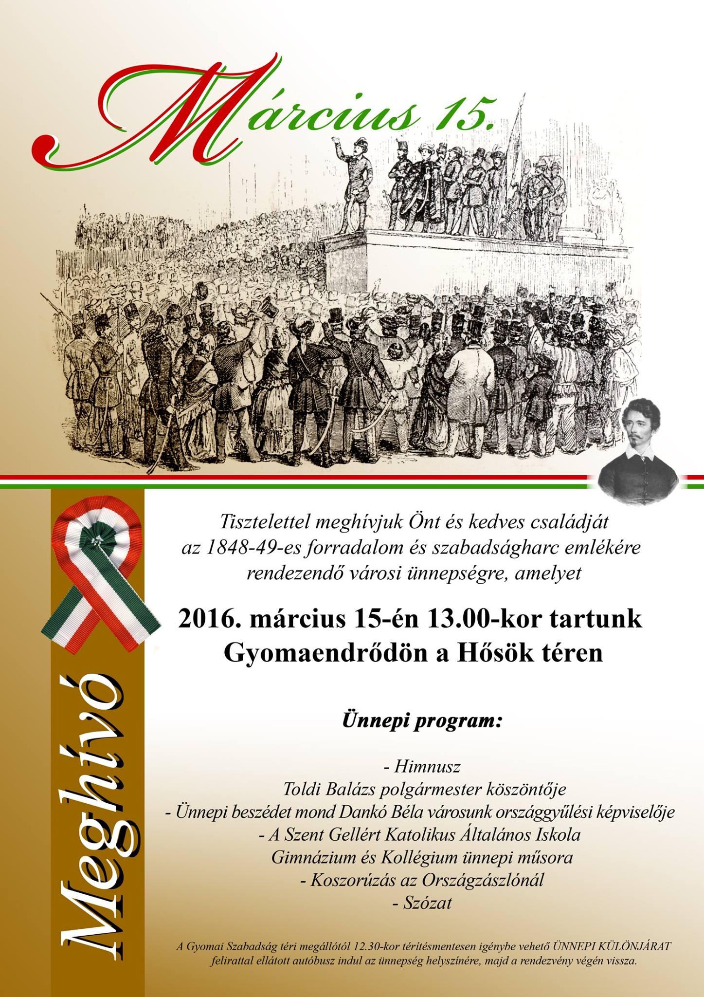 Nemzeti Ünnep - Március 15