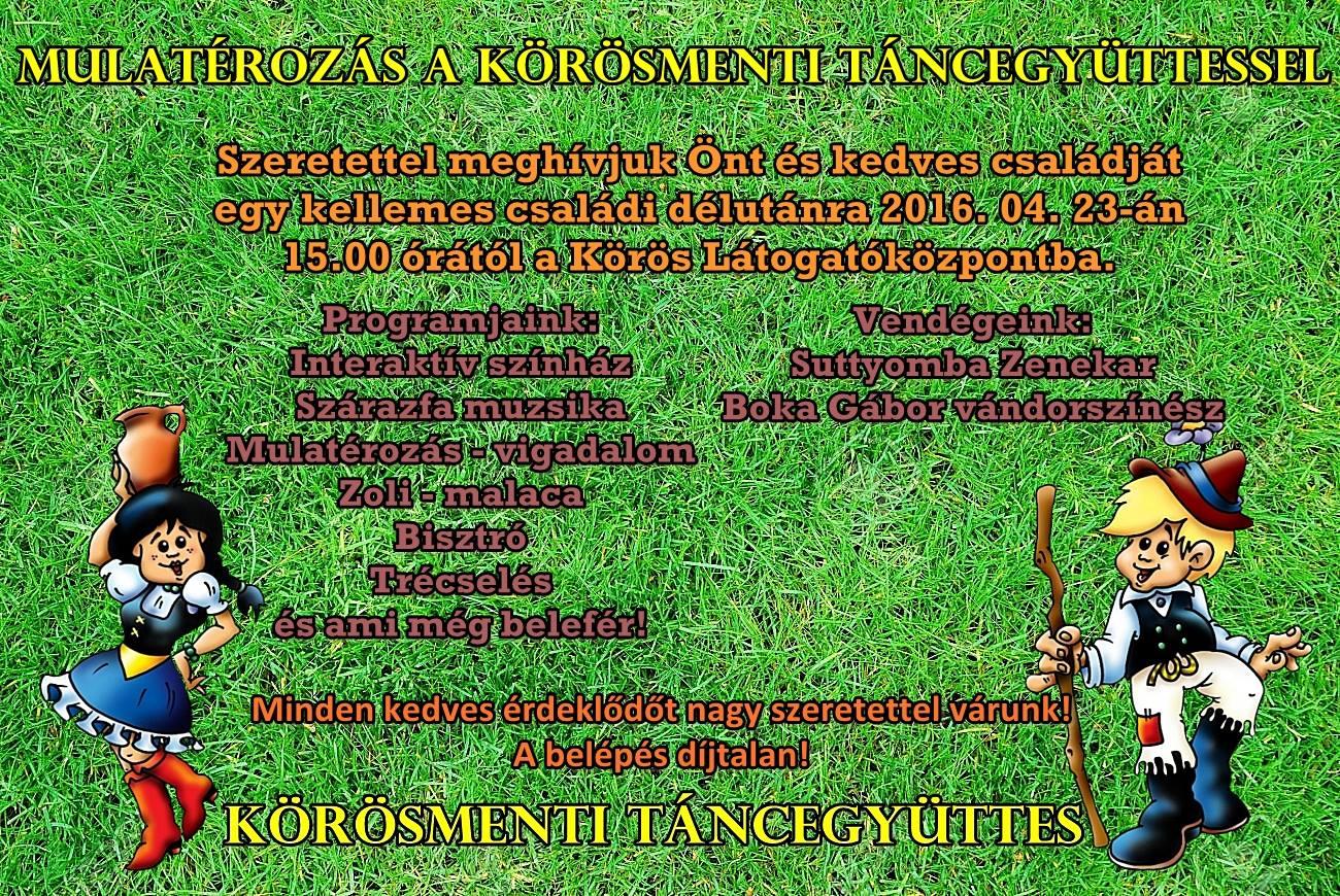 Mulatérozás a Körösmenti táncegyüttessel