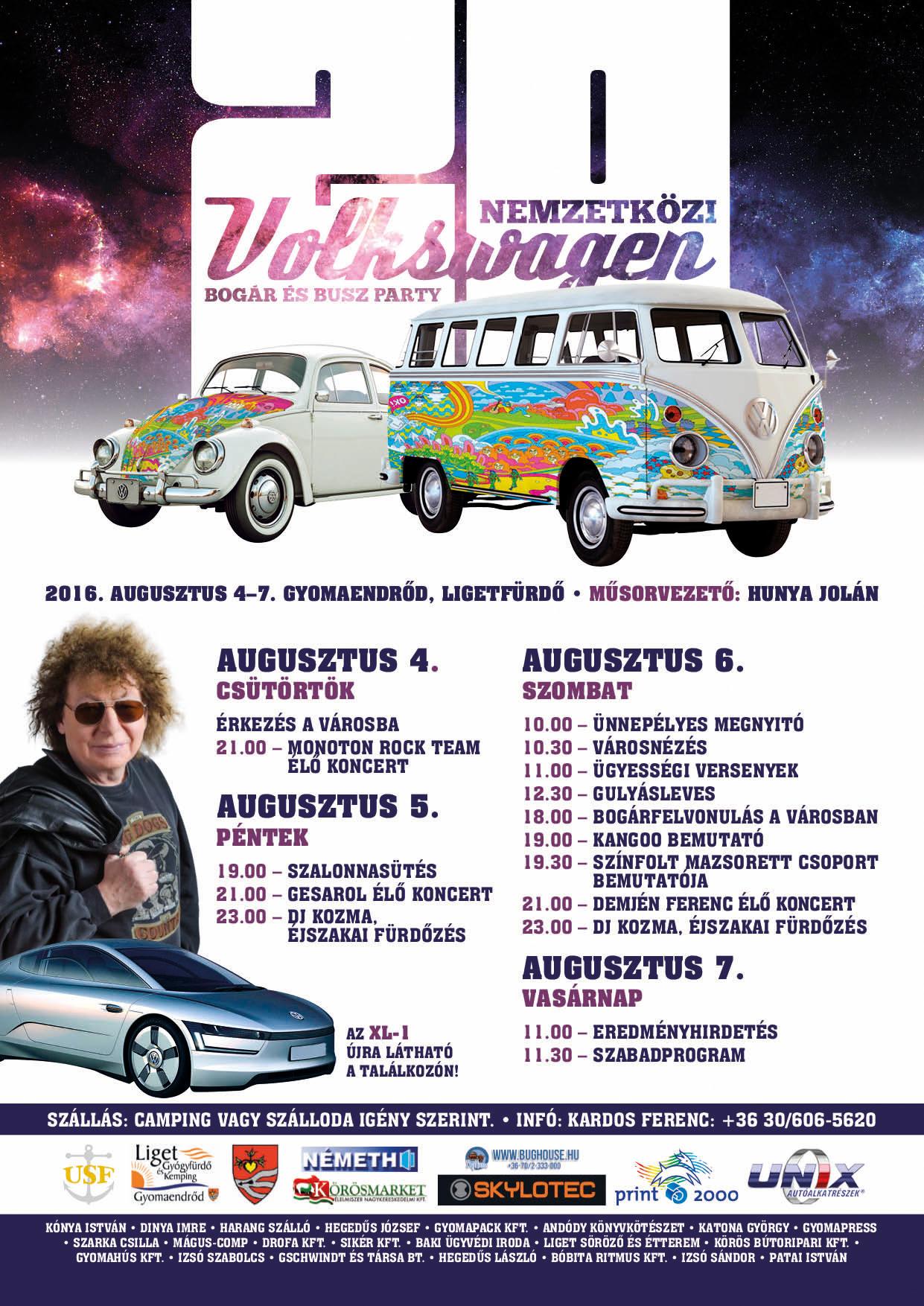 XX. Nemzetközi Volkswagen "BOGÁR" Találkozó és Busz Party