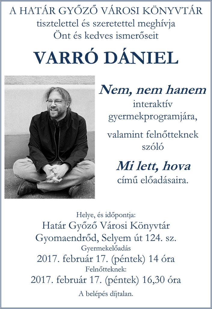 Varró Dániel előadása