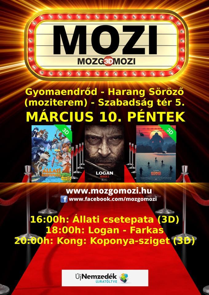 Mozgó(3D)Mozi - 2017 március