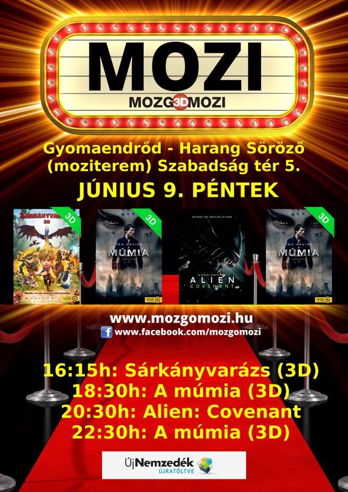 Mozgó(3D)Mozi - 2017 június