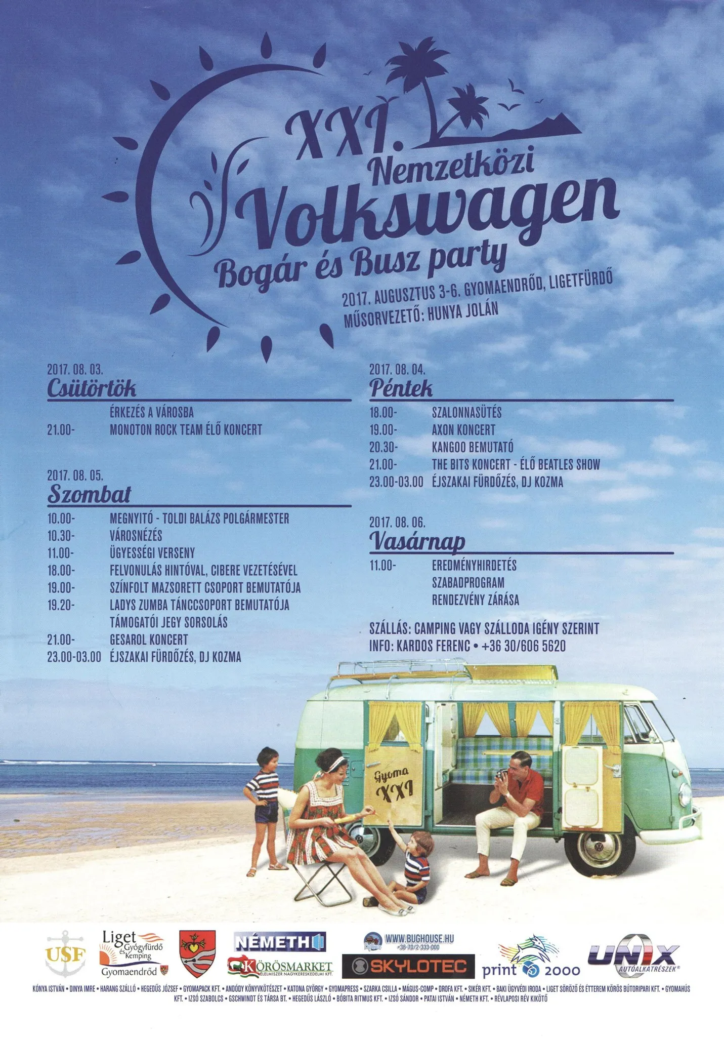 XXI. Nemzetközi Volkswagen "BOGÁR" Találkozó és Busz Party