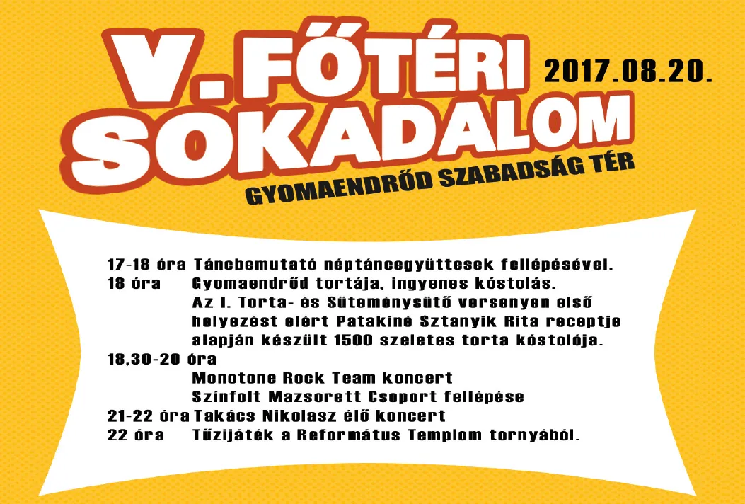V. Főtéri sokadalom