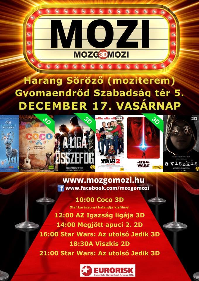 Mozgó(3D)Mozi - 2017 december