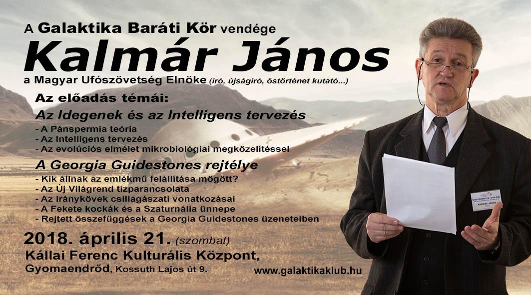 A Galaktika baráti kör vendége lesz Kalmár János