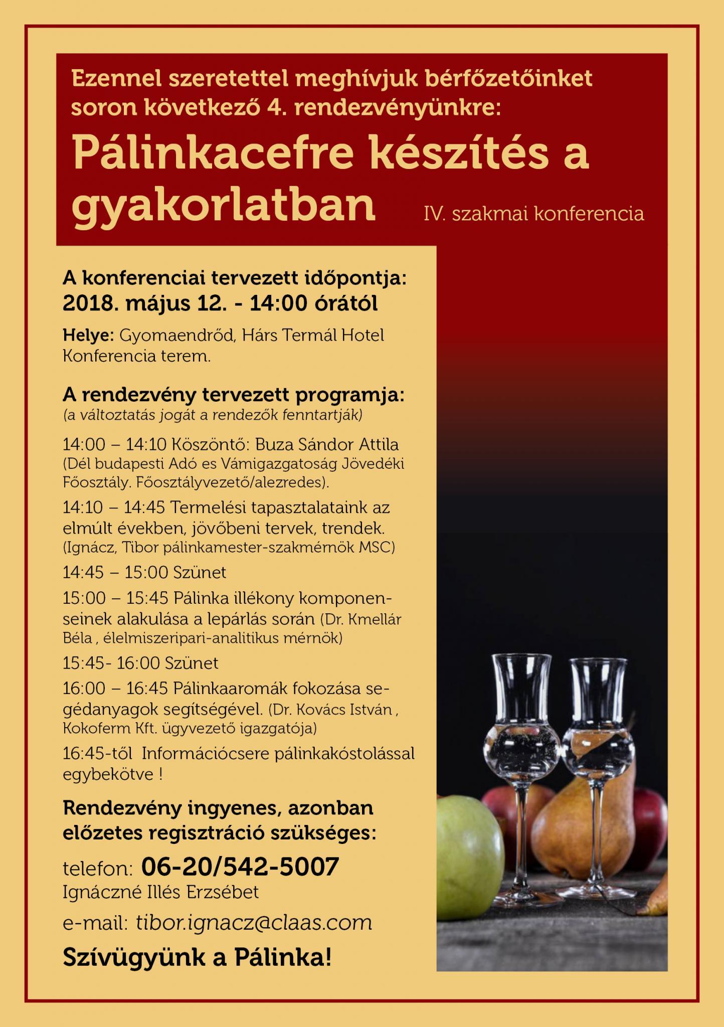 Pálinkacefre készítés a gyakorlatban