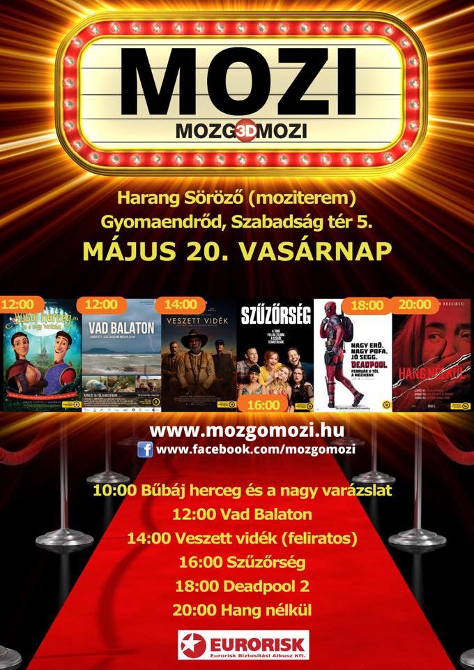 Mozgó(3D)Mozi - 2018 május