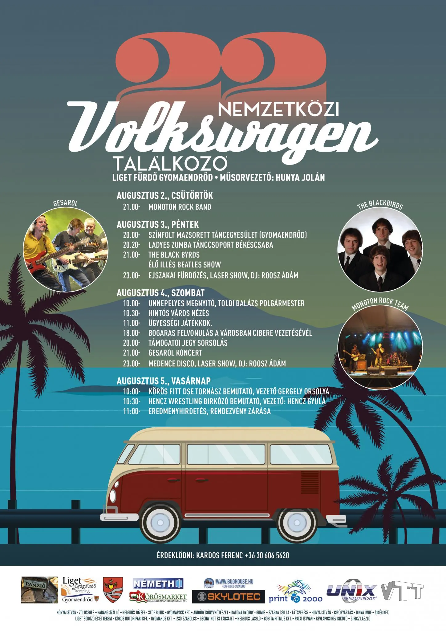 XXII. Nemzetközi Volkswagen "BOGÁR" Találkozó és Busz Party