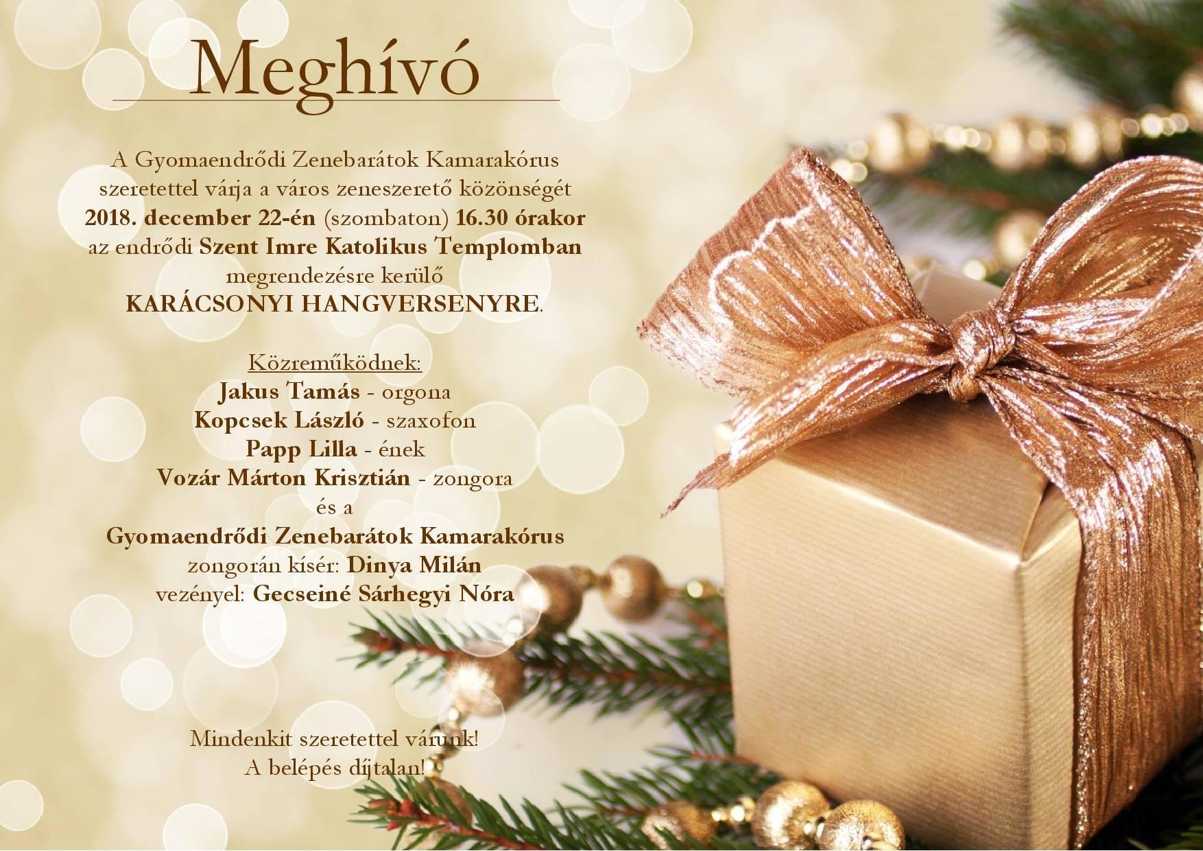 Karácsonyi hangverseny