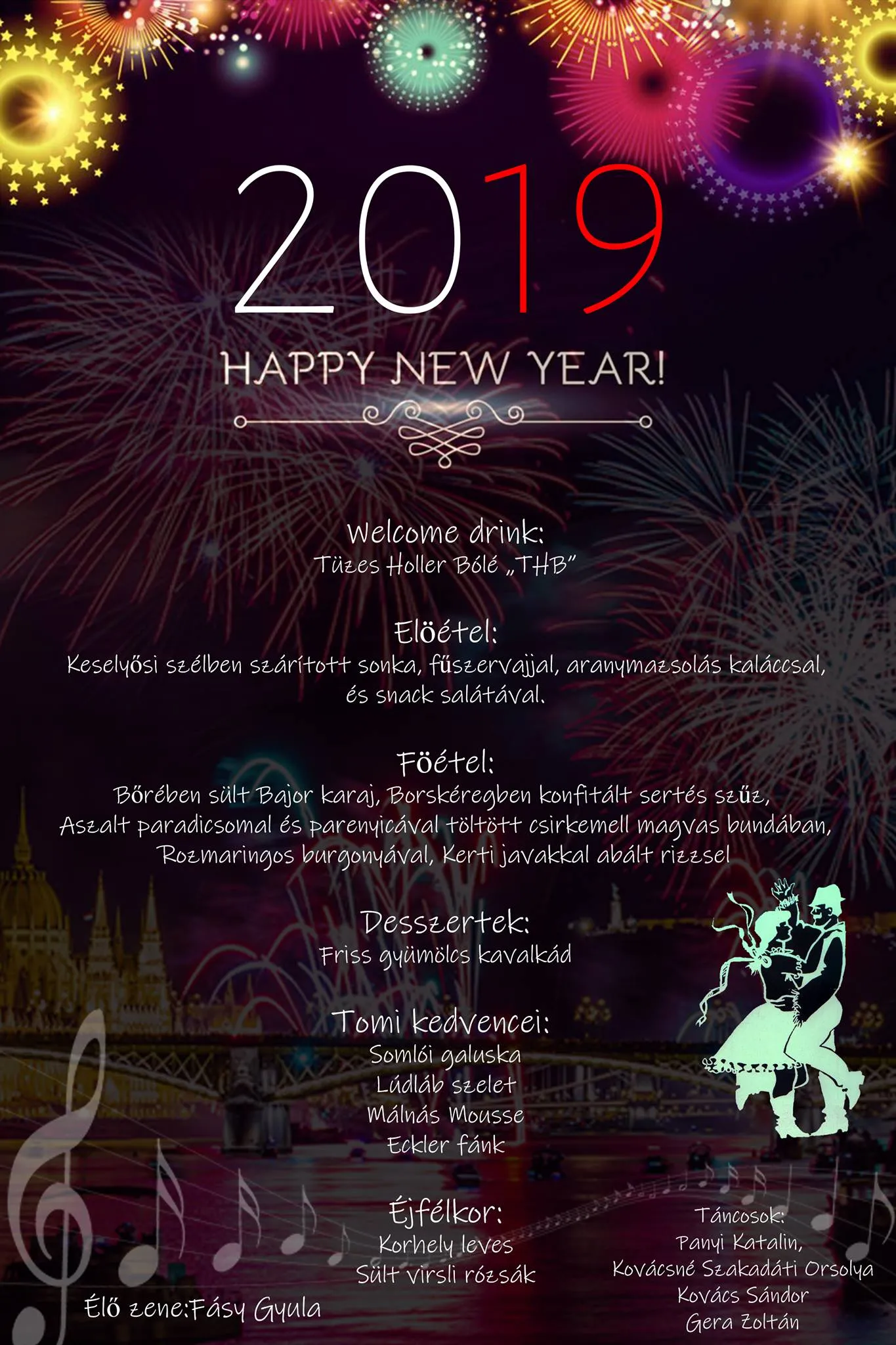 Búcsúztassuk együtt az Óévet (Szilveszter) a Körös Étteremben!
