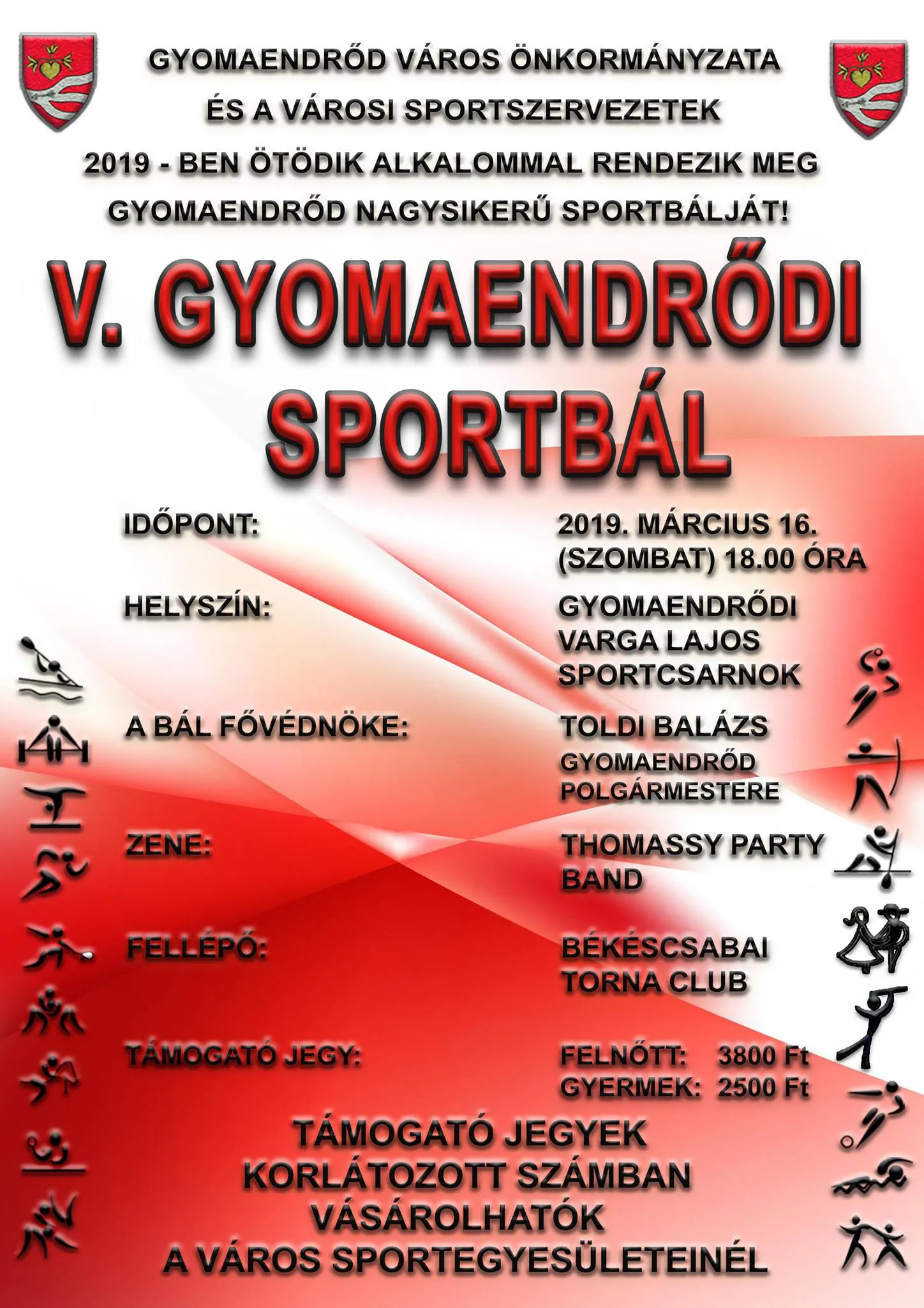 V. Gyomaendrődi Sportbál