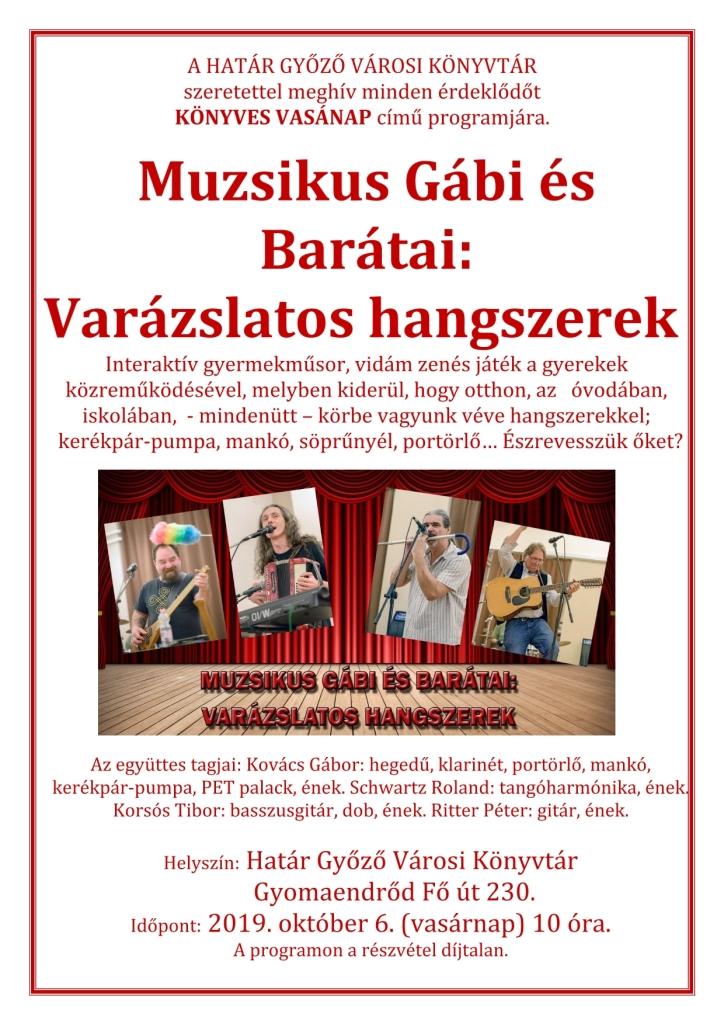 Muzsikus Gábi és barátai: Varázslatos hangszerek
