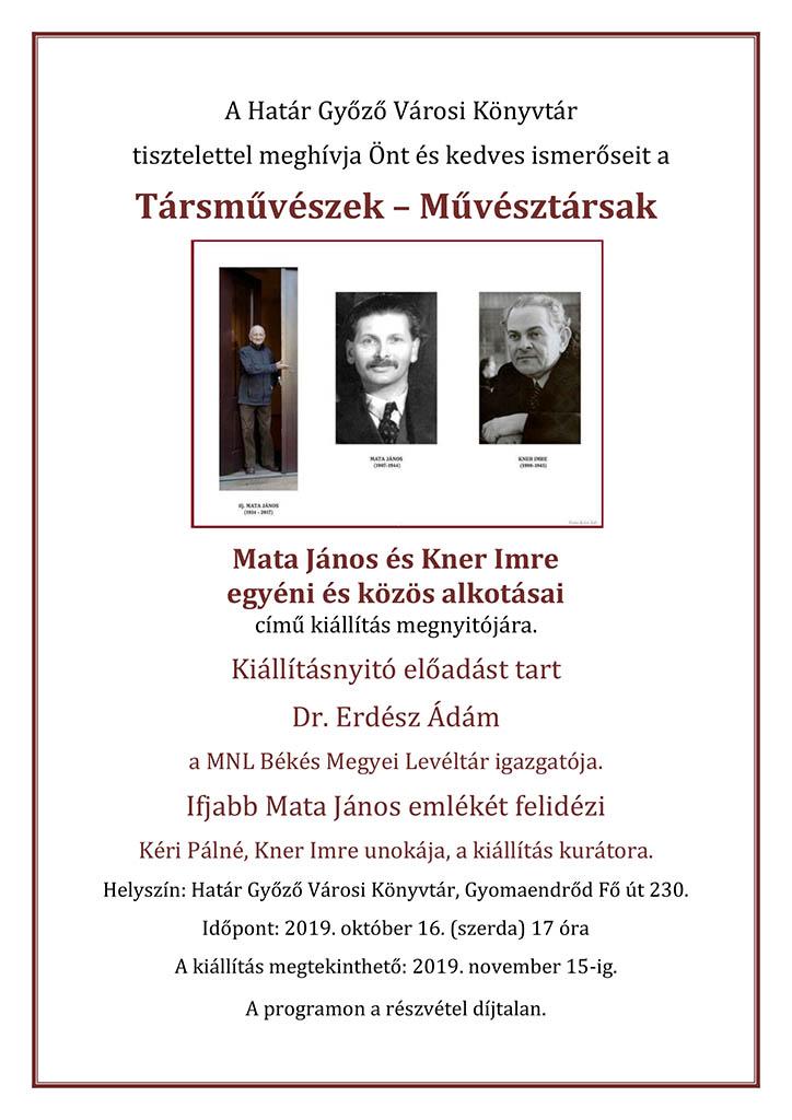 Társművészek- művésztársak