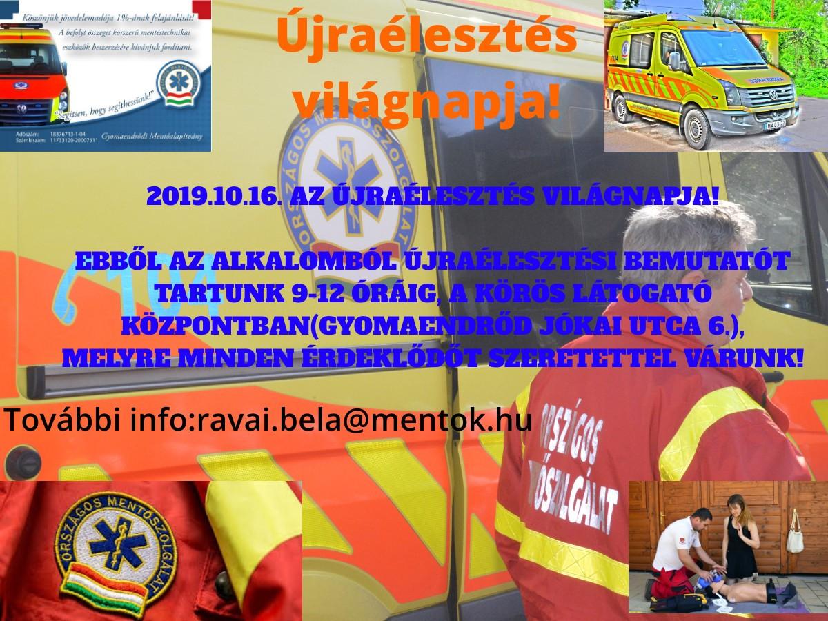 Újraélesztés Világnapja 2019