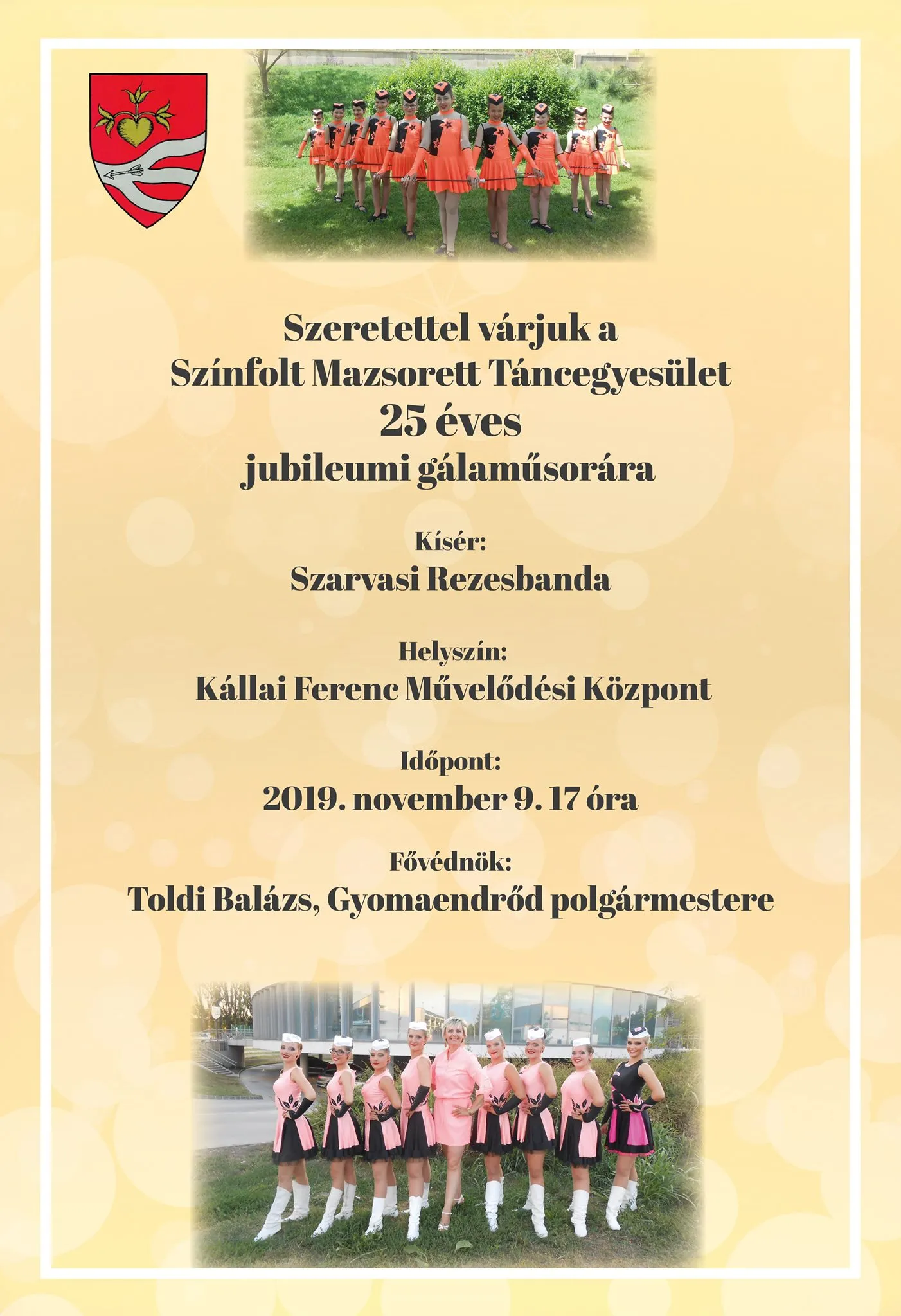 Színfolt Mazsorett Táncegyesület 25 éves jubileumi gálaműsora