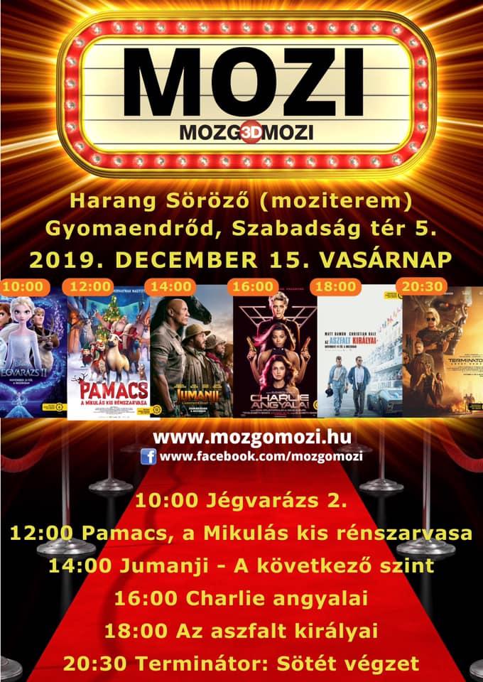 Mozgó(3D)Mozi - 2019 december