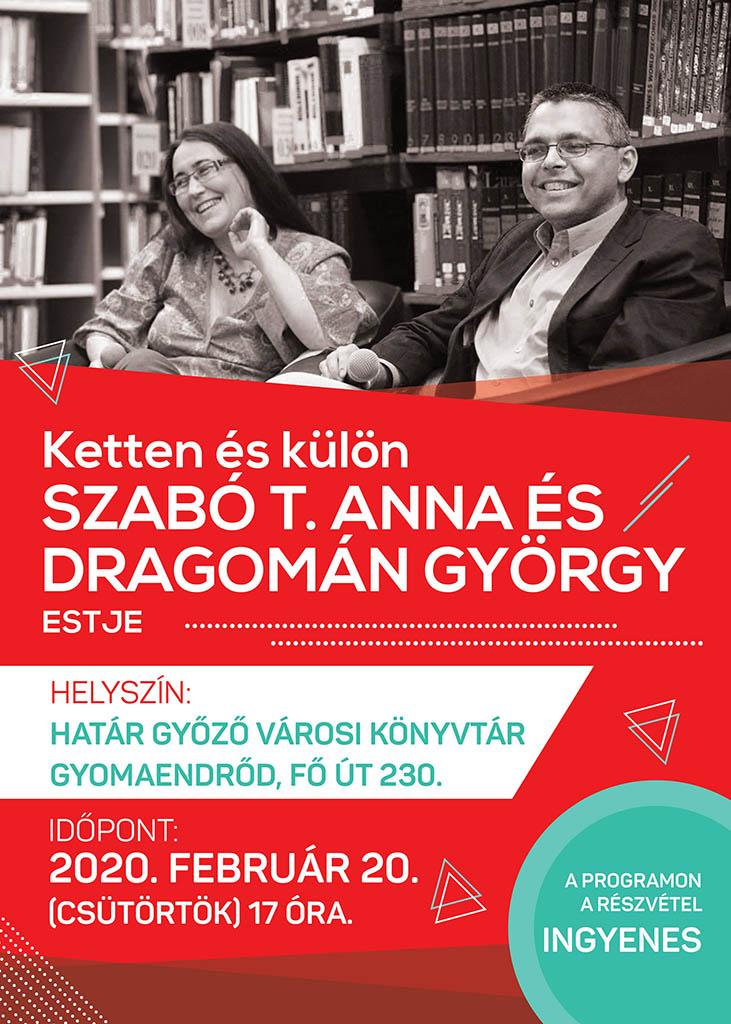 Ketten és külön - Szabó T. Anna és Dragomán György estje