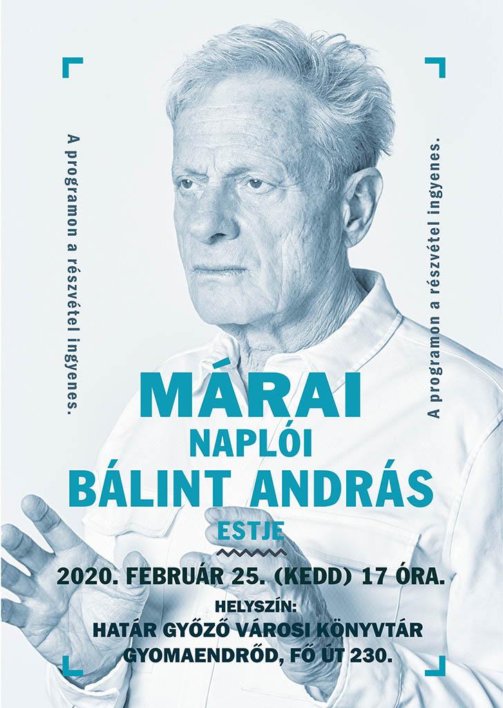 MÁRAI Naplói - Bálint András estje